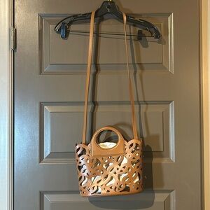 Lafayette 148 VACHETTA LEATHER 8 KNOT BASKET BAG—MINI